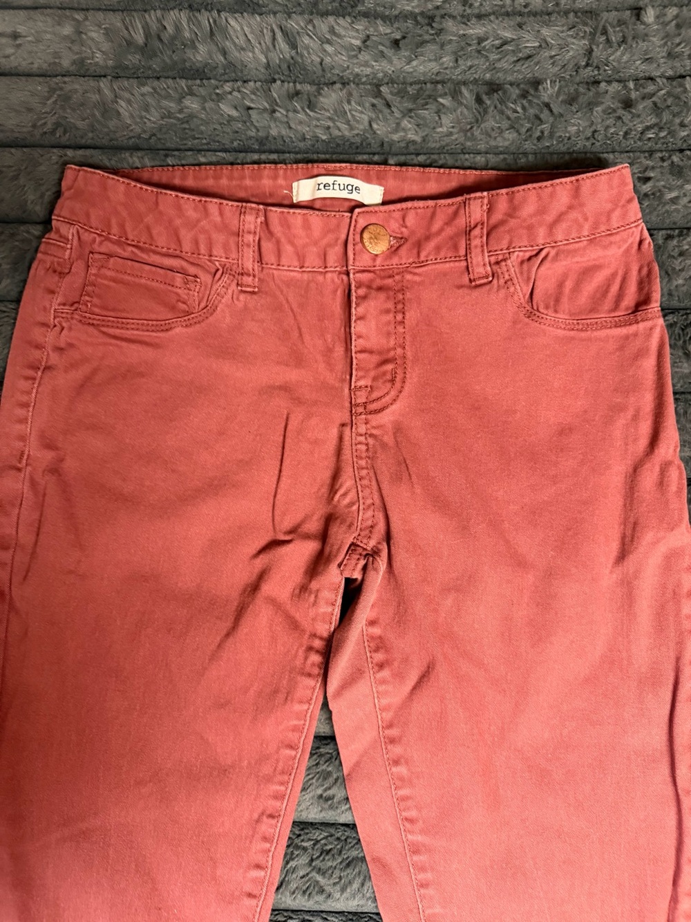 refuge Women's Dusty Rose Skinny Jeans